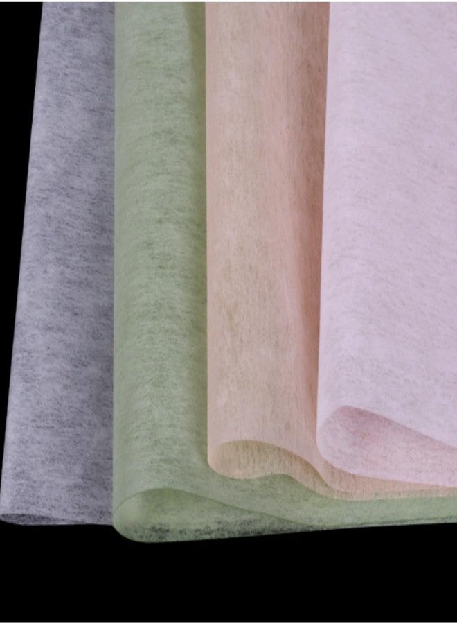 OUKEYI 200 Sheets Korean Of Cotton Wrapping Flower Paper Non-Woven Floral Wrapping Paper, Waterproof Pleated Withdrawable Flower Bouquet Lining Paper Flower Shop Supplies Floral Gift Packaging Paper ﻿ - Image 4